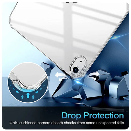 Kristallklare Tablet-Schutzhülle für Apple iPad 10.9 2022 – Extra starke, stoßdämpfende Kanten