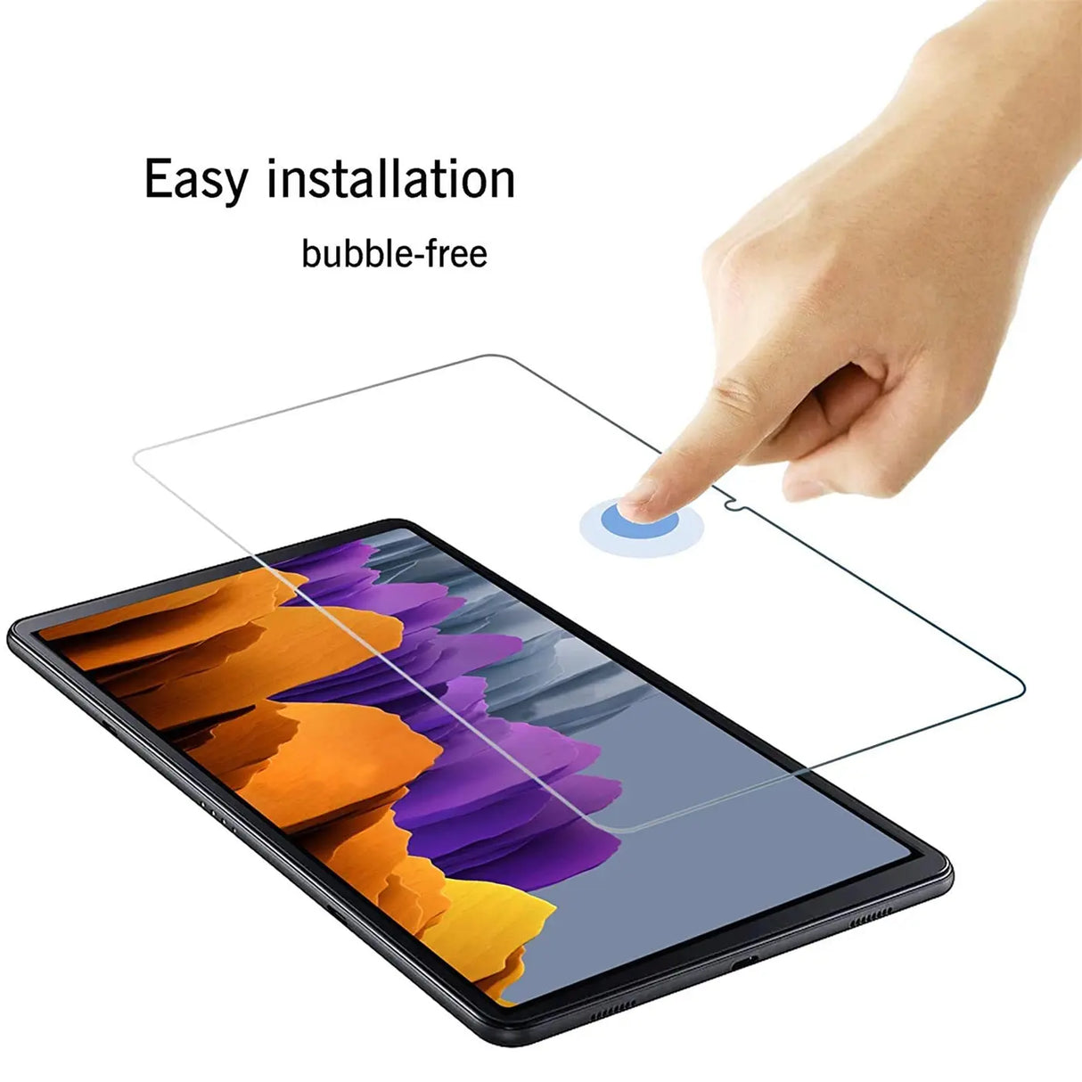 Displayschutzglas aus gehärtetem Glas für Samsung Galaxy Tab Tab S7 / S8 – Kratzfest und blasenfreie Installation