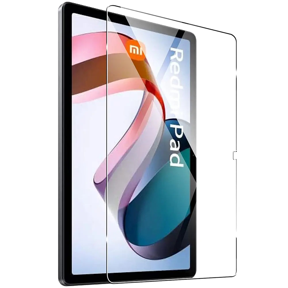 Displayschutz aus Glas für Xiaomi Redmi Pad, von vorne, transparent.