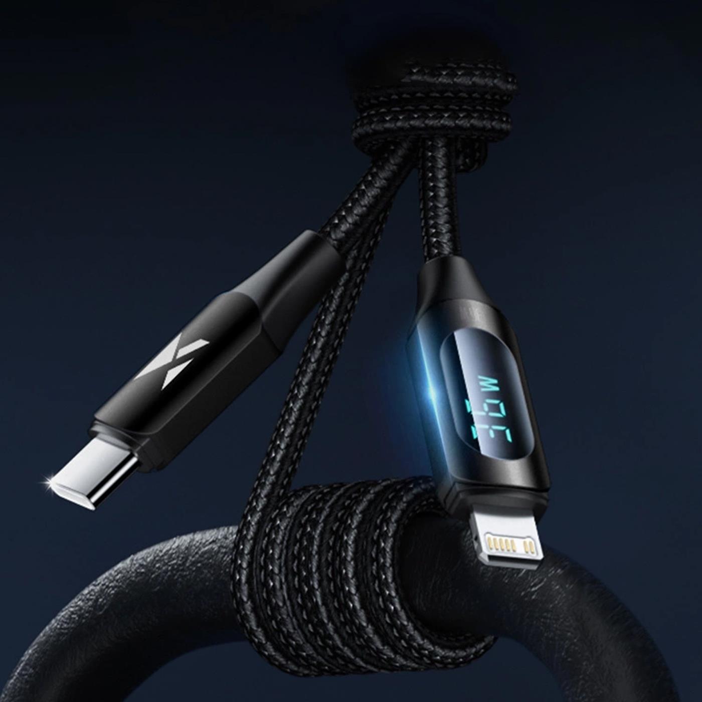 Ladekabel mit LED-Display – Schnellladung