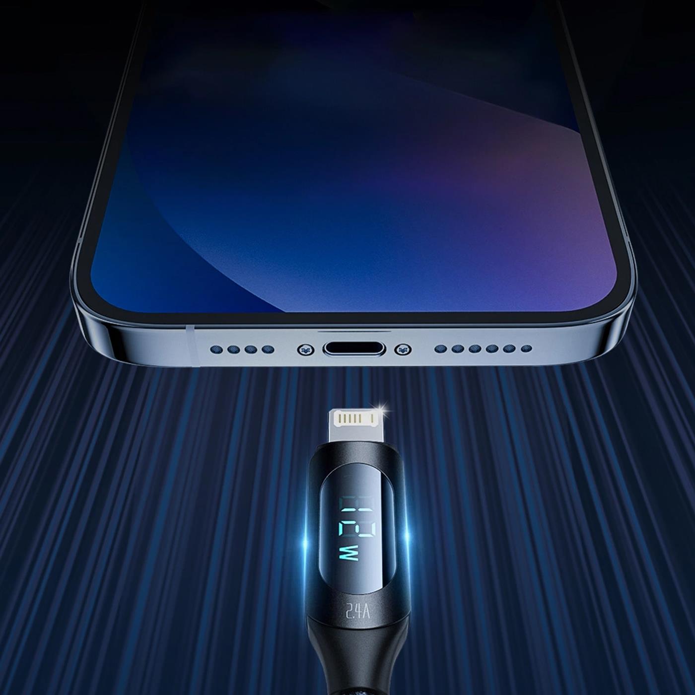 Ladekabel mit LED-Display – Schnellladung