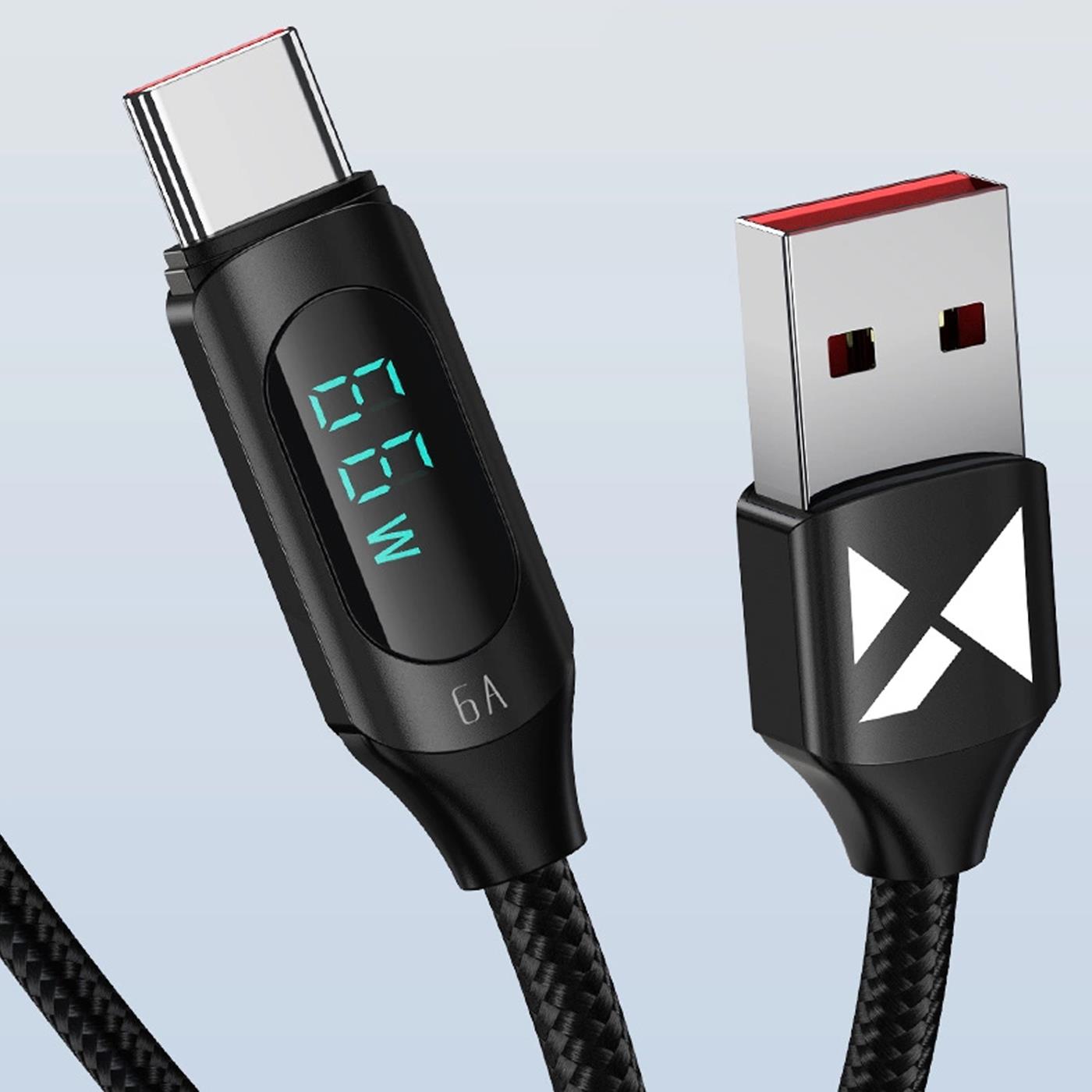 Ladekabel mit LED-Display – Schnellladung