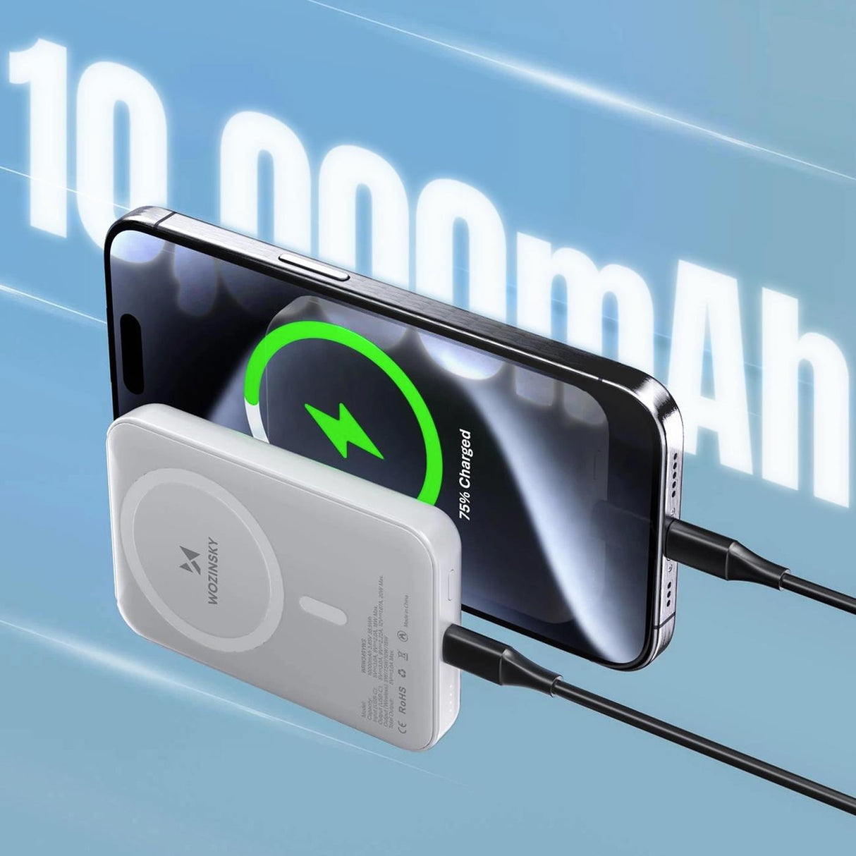 Power Bank MagSafe – Kabellos 10000 mAh