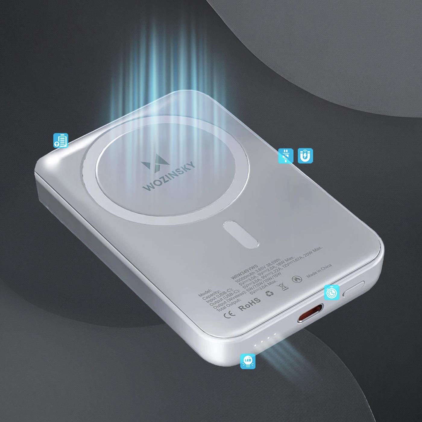 Power Bank MagSafe – Kabellos 10000 mAh