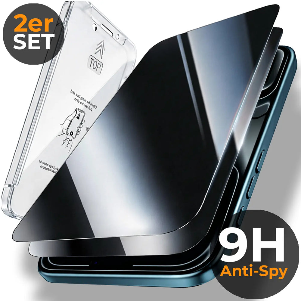 EZ.Box Schutzglas für iPhone Air mit Blickschutz – Einfache Installation.