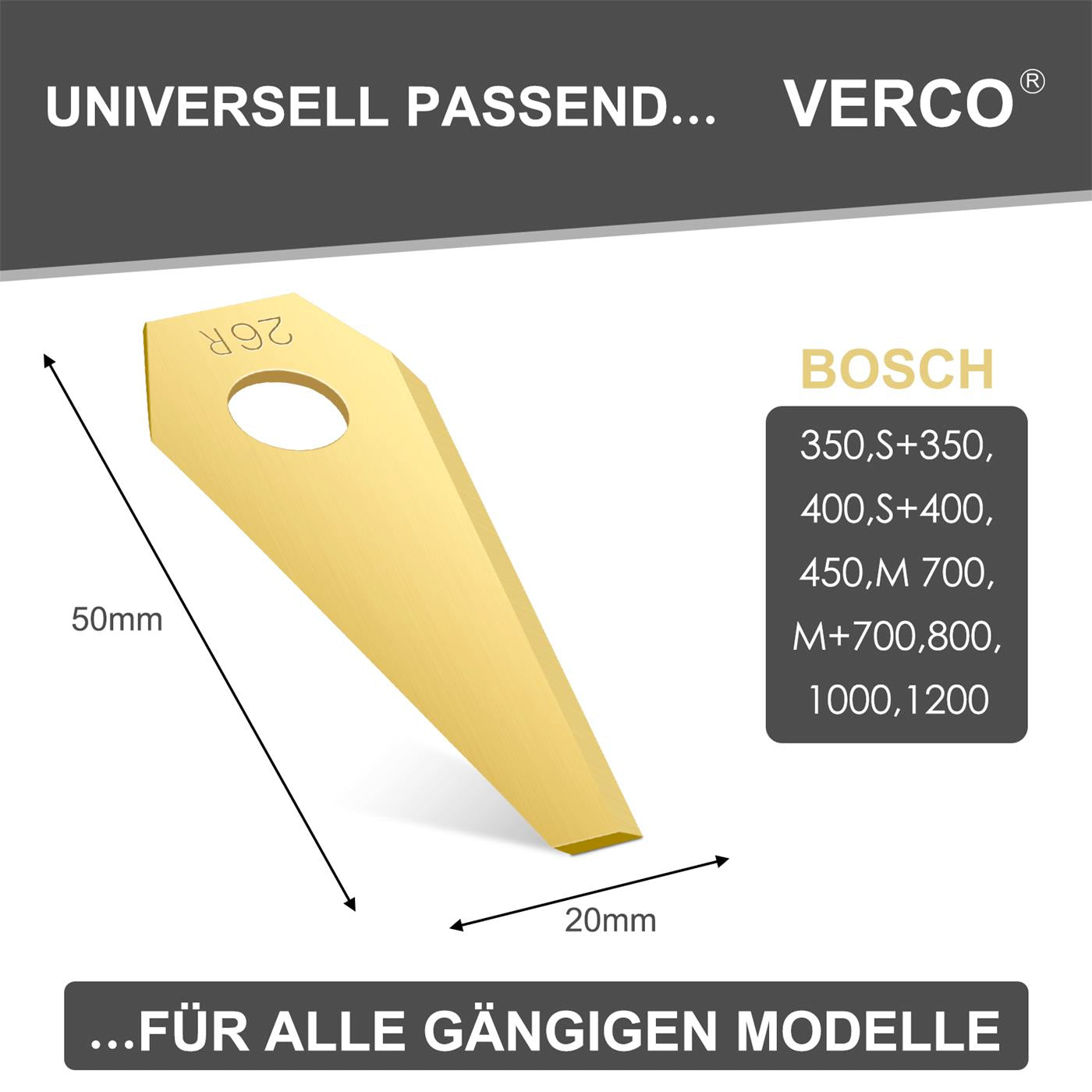Mähroboter Messer Set – Titan & Edelstahl Ersatzklingen