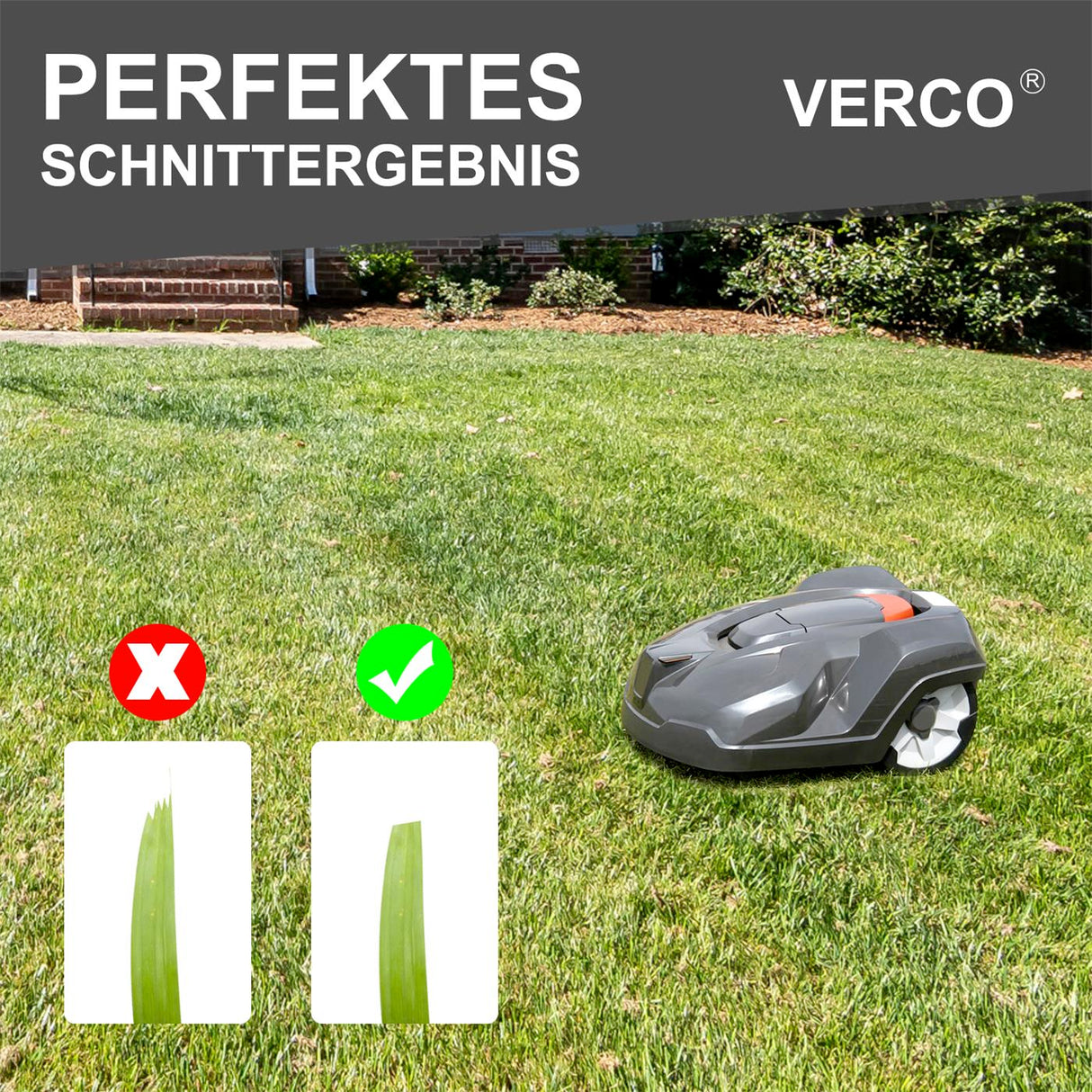 Mähroboter Ersatzmesser Titanium 30 Stück – für Bosch Indego