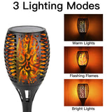 Solarlampe Fackel Design – 96 LEDs – IP65