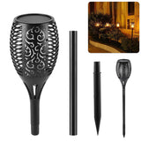 Solarlampe Fackel Design – 96 LEDs – IP65