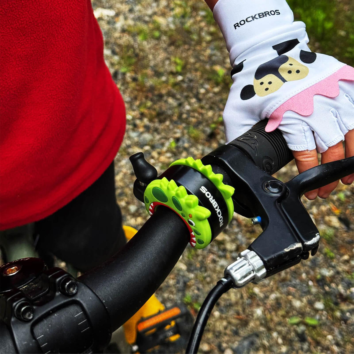 Rockbros Kinder Fahrradklingel – Laut bis 100 dB Weiß