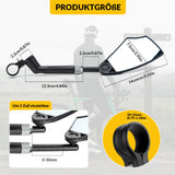 Rockbros Fahrradspiegel – 360° Drehbar & Ausziehbar Links