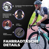 Rockbros Fahrrad-Oberrohrtasche 1L – Reflektierend Default Title