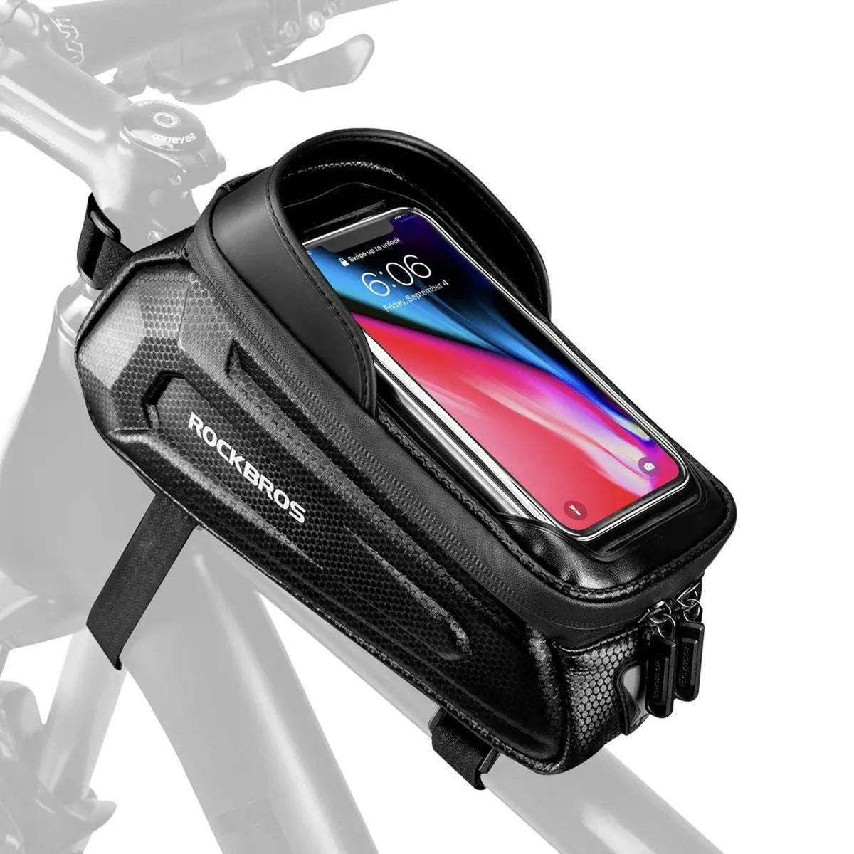 Rockbros Fahrrad-Oberrohrtasche B68 mit TPU-Touchscreen Default Title