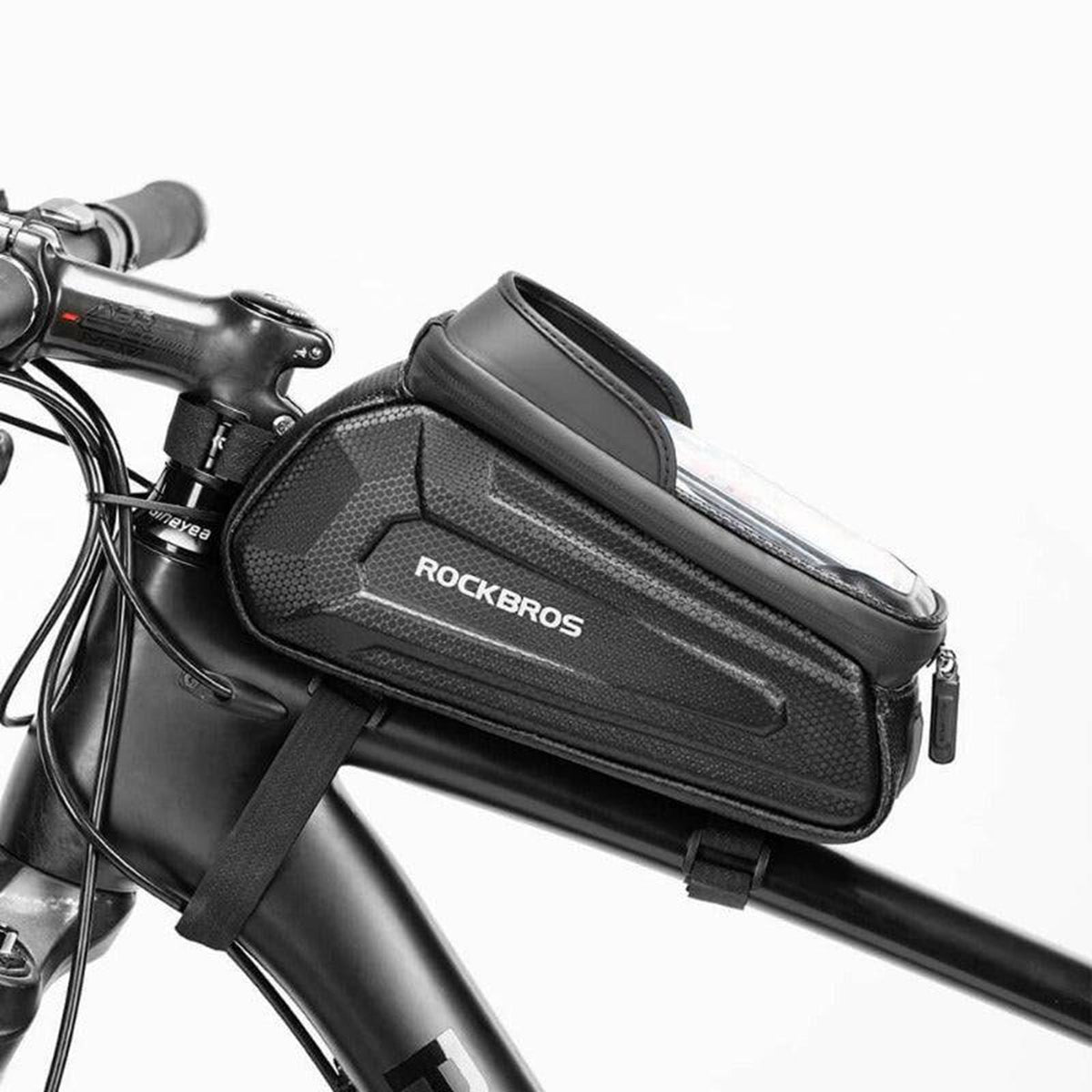 Rockbros Fahrrad-Oberrohrtasche B68 mit TPU-Touchscreen Default Title