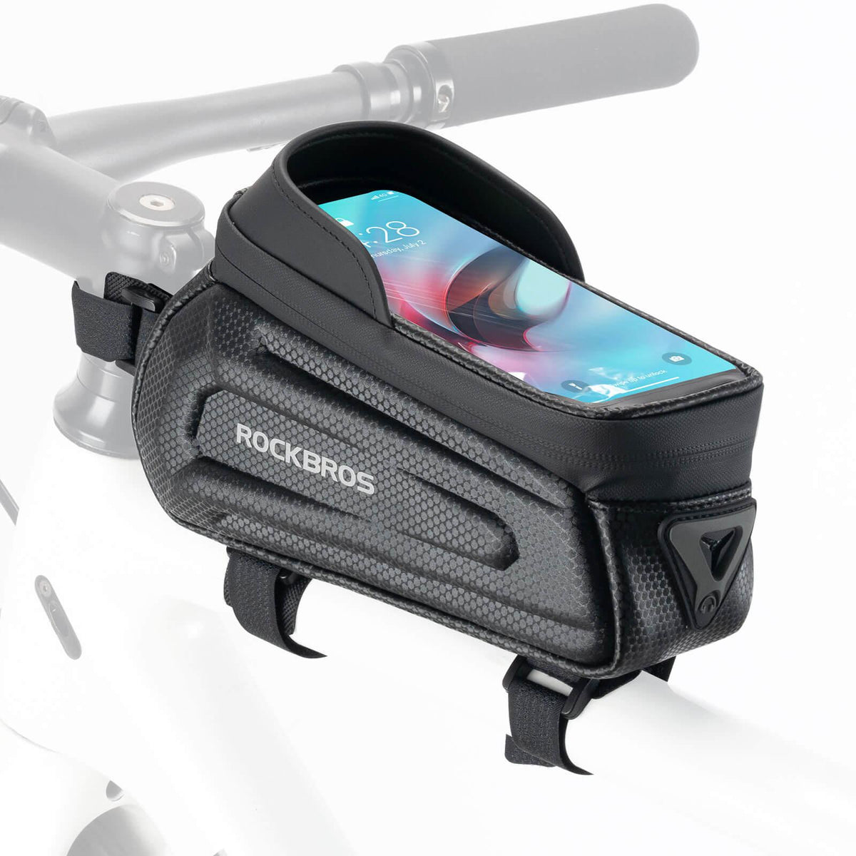 Rockbros Fahrrad-Oberrohrtasche B68 mit TPU-Touchscreen Default Title