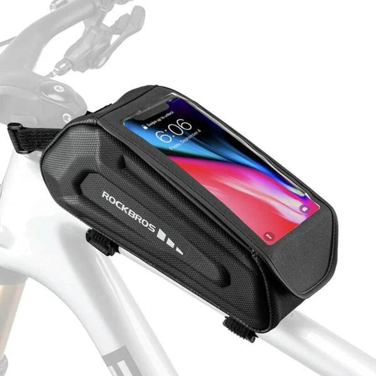 Rockbros Fahrrad-Oberrohrtasche mit Touchscreen-Fach Default Title