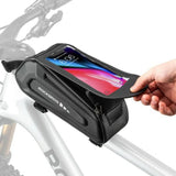 Rockbros Fahrrad-Oberrohrtasche mit Touchscreen-Fach Default Title