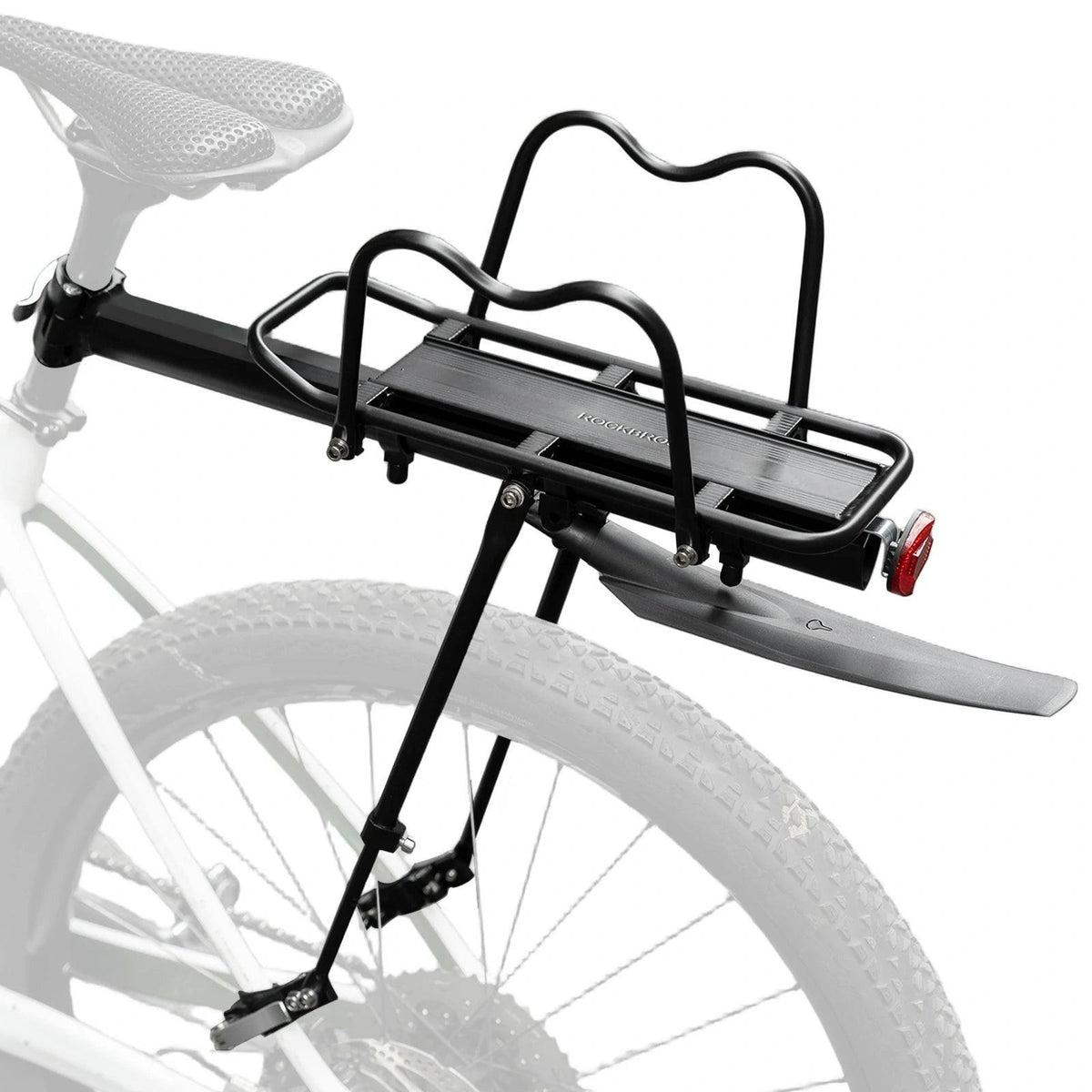 Rockbros Fahrrad-Gepäckträger aus Aluminium Default Title