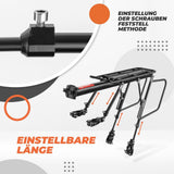 Rockbros Fahrrad Gepäckträger verstellbar bis 75 kg Default Title