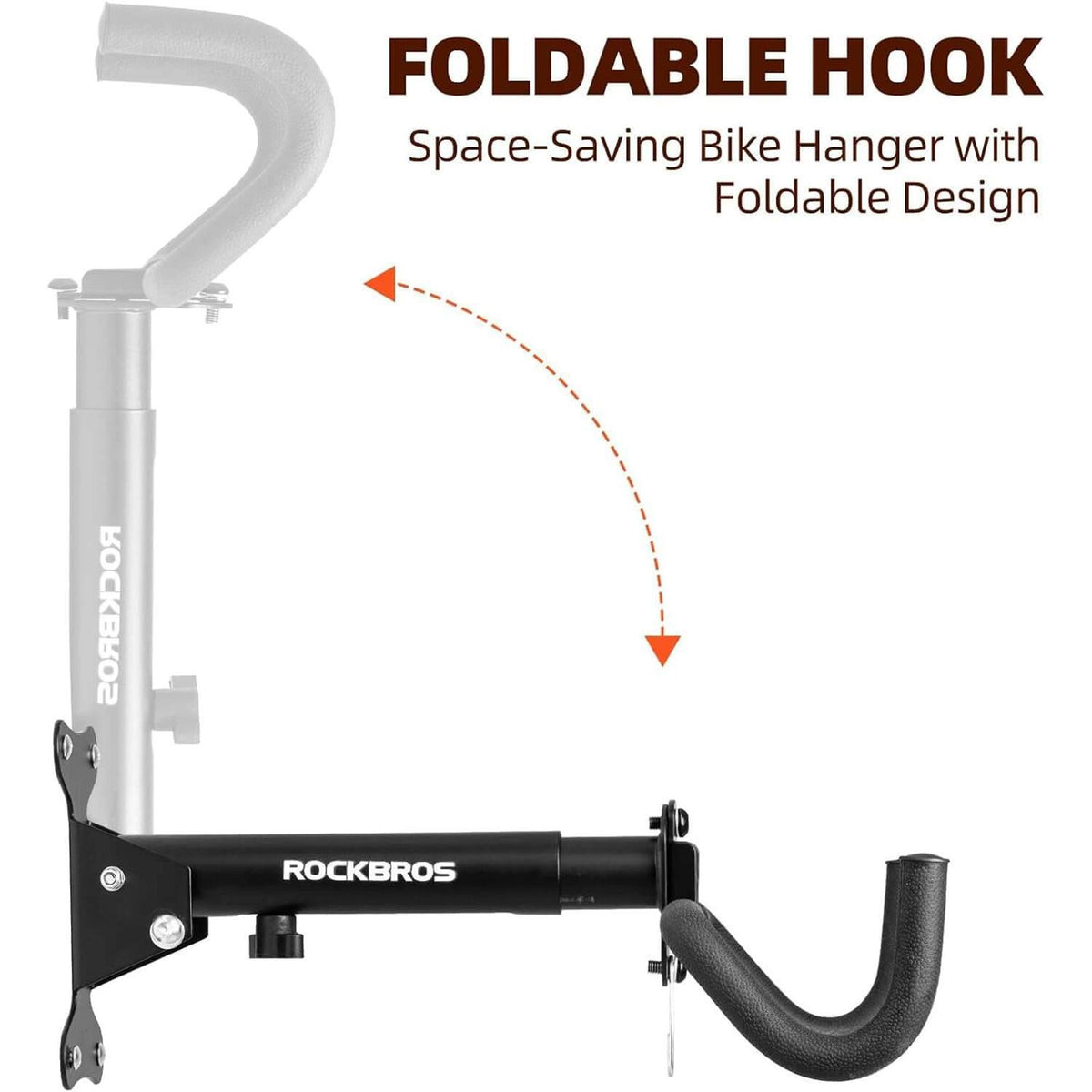 Rockbros Fahrrad-Wandhalterung verstellbar bis 15 kg Default Title