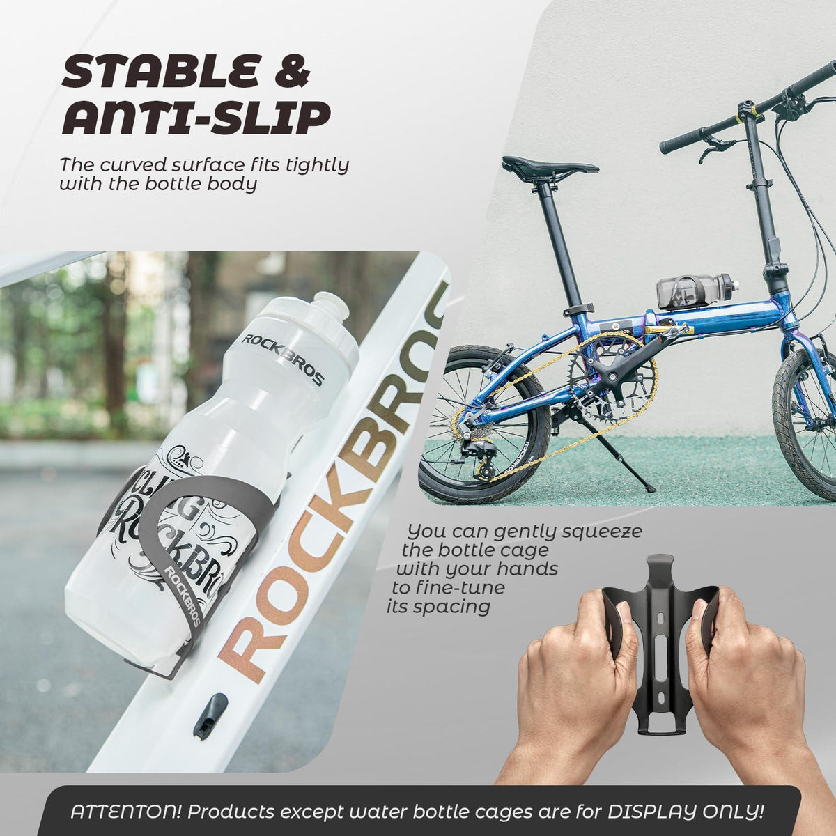 Rockbros Fahrrad-Flaschenhalter aus Aluminium – 40 g Default Title