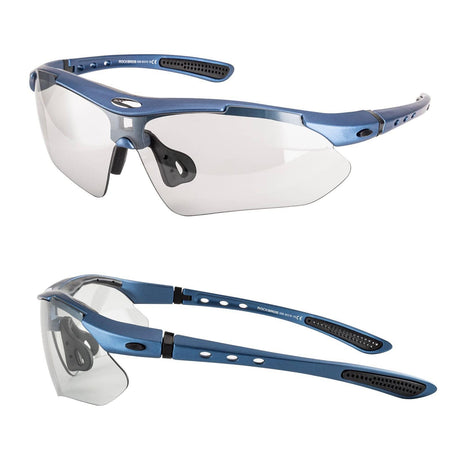 Rockbros Fahrradbrille Selbsttönend UV400 Blau