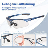 Rockbros Fahrradbrille Selbsttönend UV400 Transparent