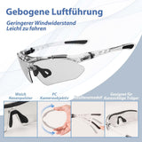 Rockbros Fahrradbrille Selbsttönend UV400 Rosa