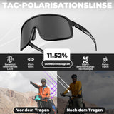 Rockbros Fahrradbrille Shadow Polarisiert UV400 Rot