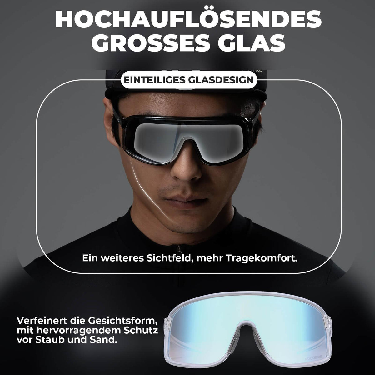 Rockbros Fahrradbrille SHOWDOW – Selbsttönend Default Title