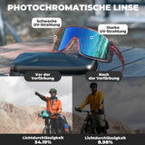 Rockbros Fahrradbrille SHOWDOW – Selbsttönend & UV400 Hellgelb