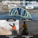 Rockbros Fahrradbrille SHOWDOW – Selbsttönend & UV400 Hellgelb