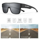 Rockbros Fahrrad-Überbrille polarisiert – Schwarz Default Title
