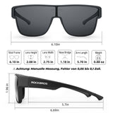 Rockbros Fahrrad-Überbrille polarisiert – Schwarz Default Title