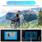 Rockbros Fahrradbrille mit 4 Wechselgläsern Schwarz