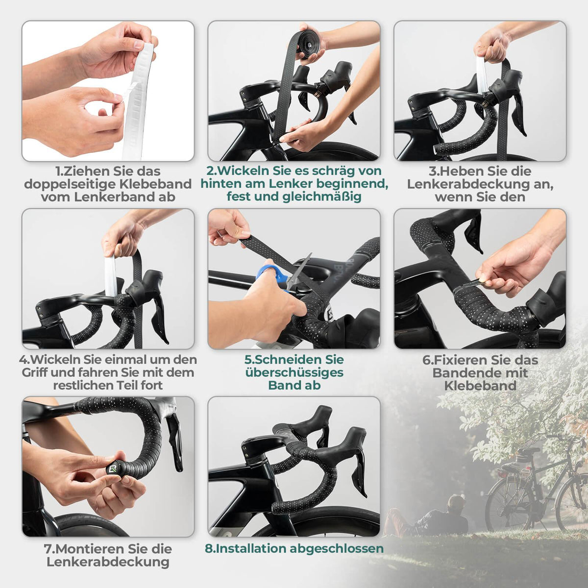 Rockbros Fahrrad Lenkerband – 3 mm Dämpfung & 220 cm Default Title
