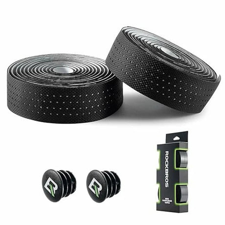 Rockbros Rennrad Lenkerband 3mm – 2 Rollen Schwarz Default Title