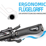 Rockbros Fahrradgriffe aus PU-Leder mit Gel-Polsterung Blau