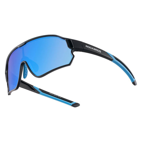 Rockbros Kinder-Fahrradbrille polarisiert UV400 Schwarz