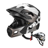 Rockbros Kinderhelm – 2-in-1 Fullface mit Kinnschutz Titan