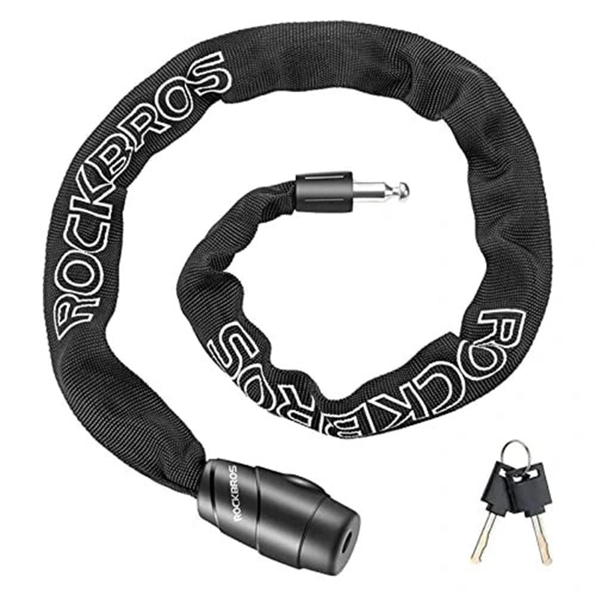 Rockbros Kettenschloss – 95 cm Stahlkette Default Title