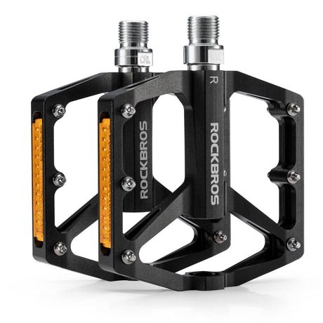 Rockbros Fahrradpedale aus CNC Aluminium Schwarz
