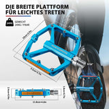 Rockbros Fahrradpedale aus CNC Aluminium Schwarz