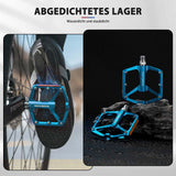 Rockbros Fahrradpedale aus CNC Aluminium Rot