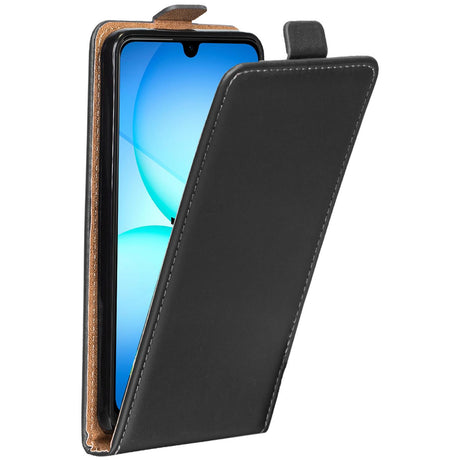 Samsung Galaxy A18 - Flip Hülle Klappbar Schwarz