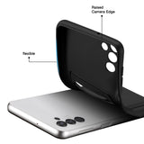 Samsung Galaxy A18 - Slim Hülle mit Kartenfach Schwarz