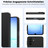 Samsung Galaxy A18 - Slim Silikon Hülle Schwarz Matt Schwarz