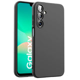 Samsung Galaxy A18 - Silikon Hülle Farbig Mikrofaser Schwarz