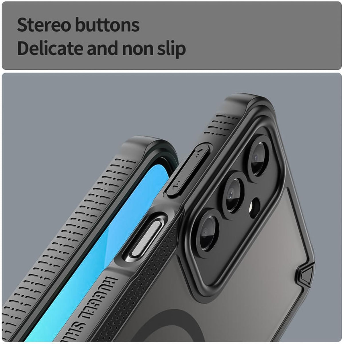 Samsung Galaxy A18 - Defender MagSafe Case Stoßfest Schwarz