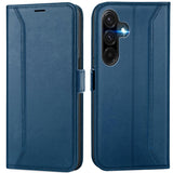 Samsung Galaxy A18 - Klapphülle mit RFID Schutz Blau